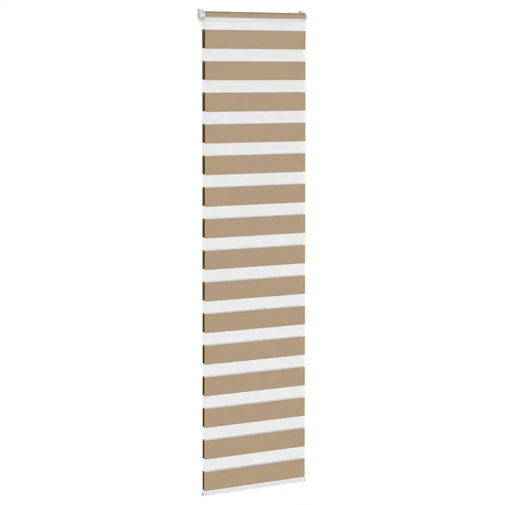 vidaXL Tenda a Rullo Zebra Larghezza Tessuto 55,9 cm Poliestere