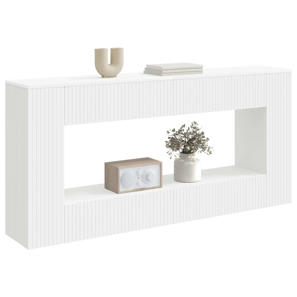 Tavolo consolle Bianco 155 x 29 x 74 cm Legno ingegnerizzato