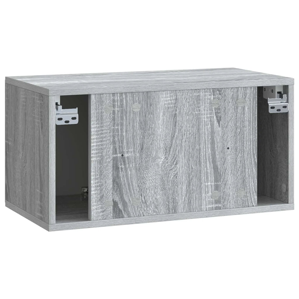 Mobile Porta TV da Muro 59,5 x 31 x 30 cm Sonoma grigio