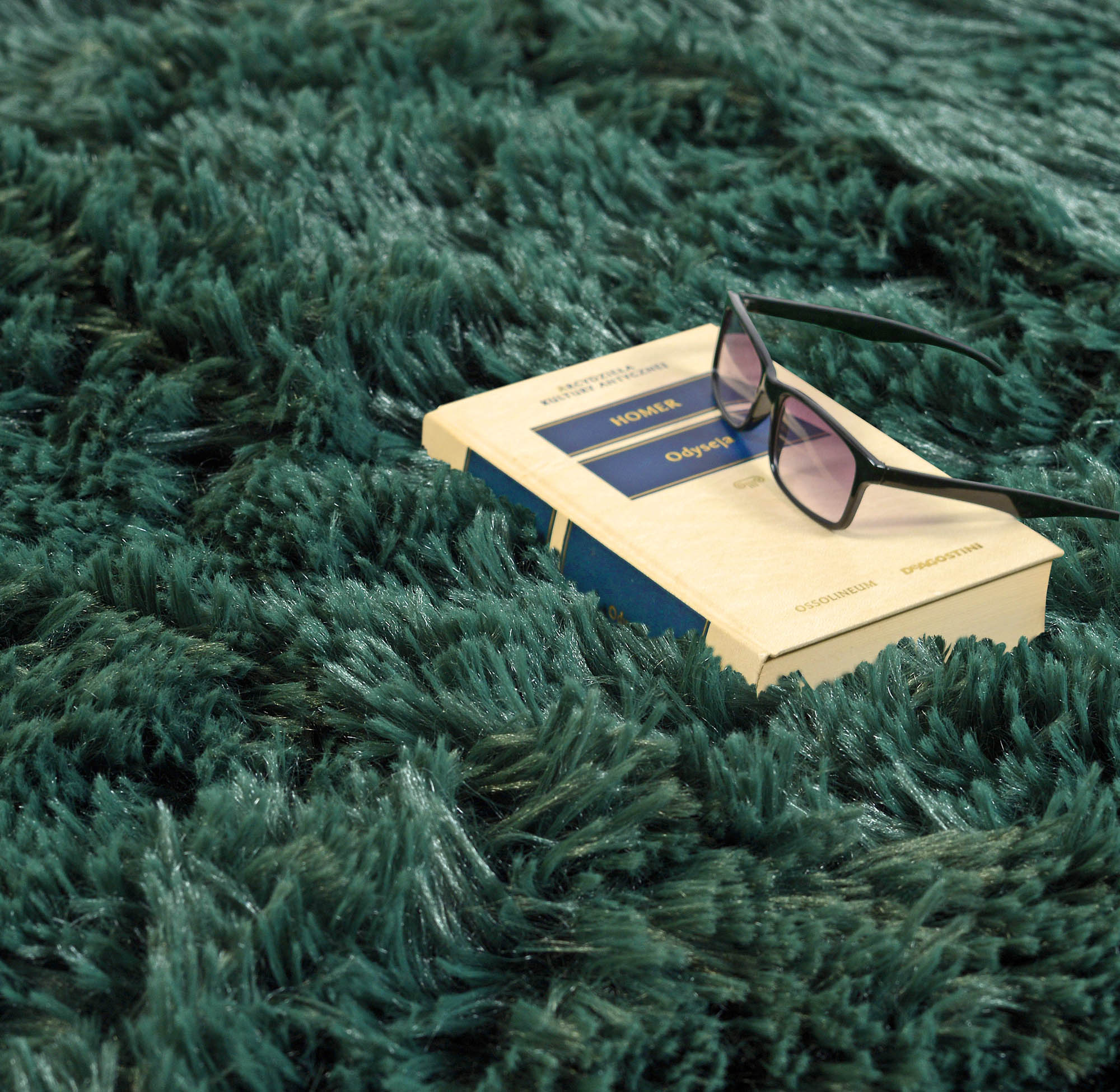 AIO FACTORY 80x120 cm TAPPETO PELOSO ANTISCIVOLO Tappeto morbido verde