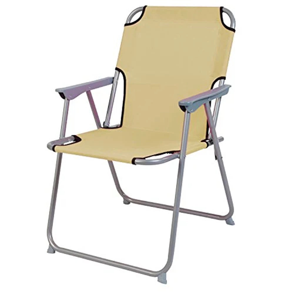 Trade Shop - Sedia Sdraio Pieghevole Campeggio Spiaggia Relax In Tessuto Oxford 52x63x74.5cm 350017 -