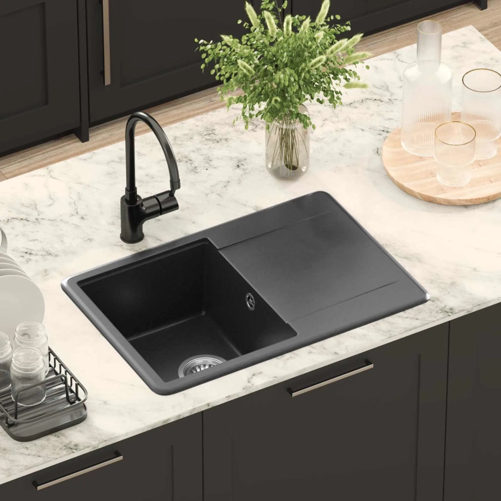 Lavello Nero 670 x 460 mm Granito CFW6688309