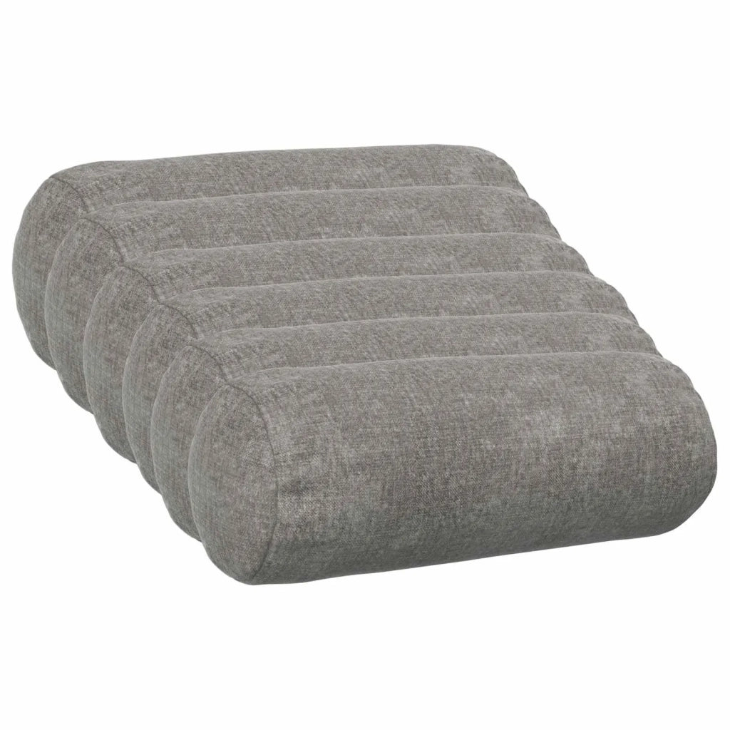 Federa 6 pz HEERLEN Grigio Scuro Ø 15 x 40 cm Tessuto Chenille 923280