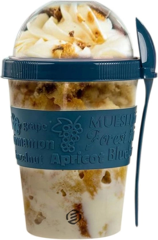 Set di contenitori per overnight oats in vaso di mason - 6 pezzi - contenitore per havermout - set per il tuo breakfast