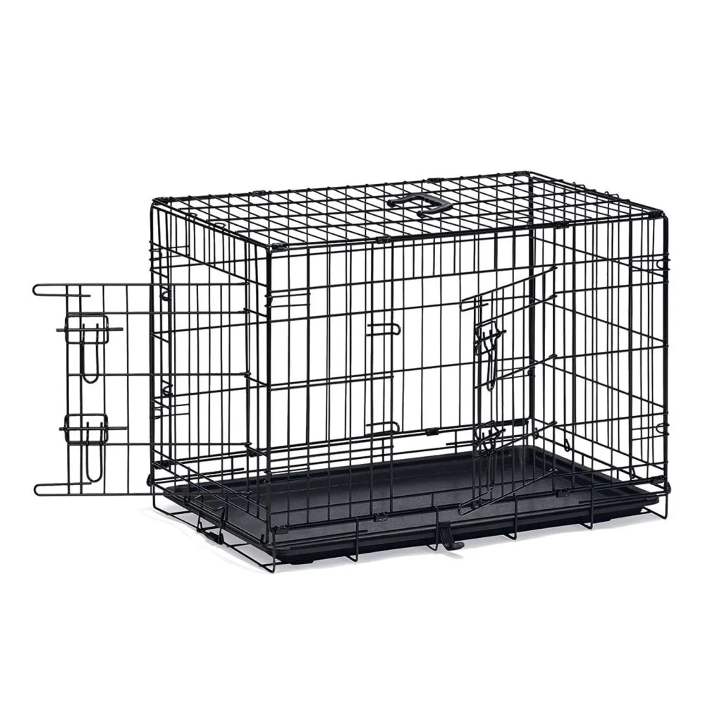 Karlie Gabbia per Cani con 2 Porte 77x47x54cm Nera 444528