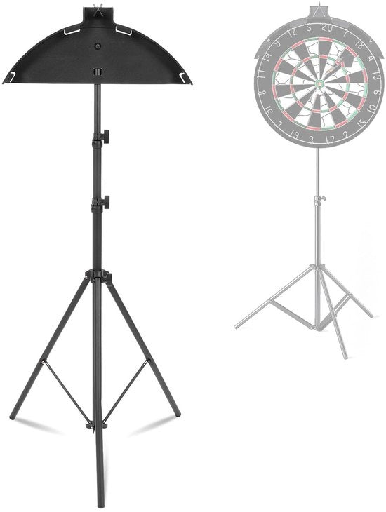 Supporto per tavolo da dadi ad altezza regolabile - Design trasportabile - Stabilizzatore per macchina da presa - Adatto per tavoli da dadi da 43/45 cm - Facile da montare - Tavolo da dadi