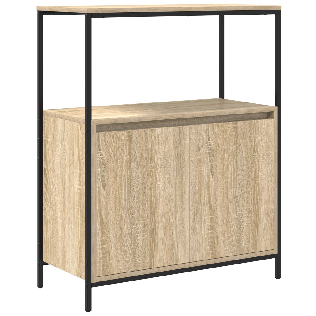 Set di mobili da bagno 5 pezzi in legno ingegnerizzato rovere Sonoma
