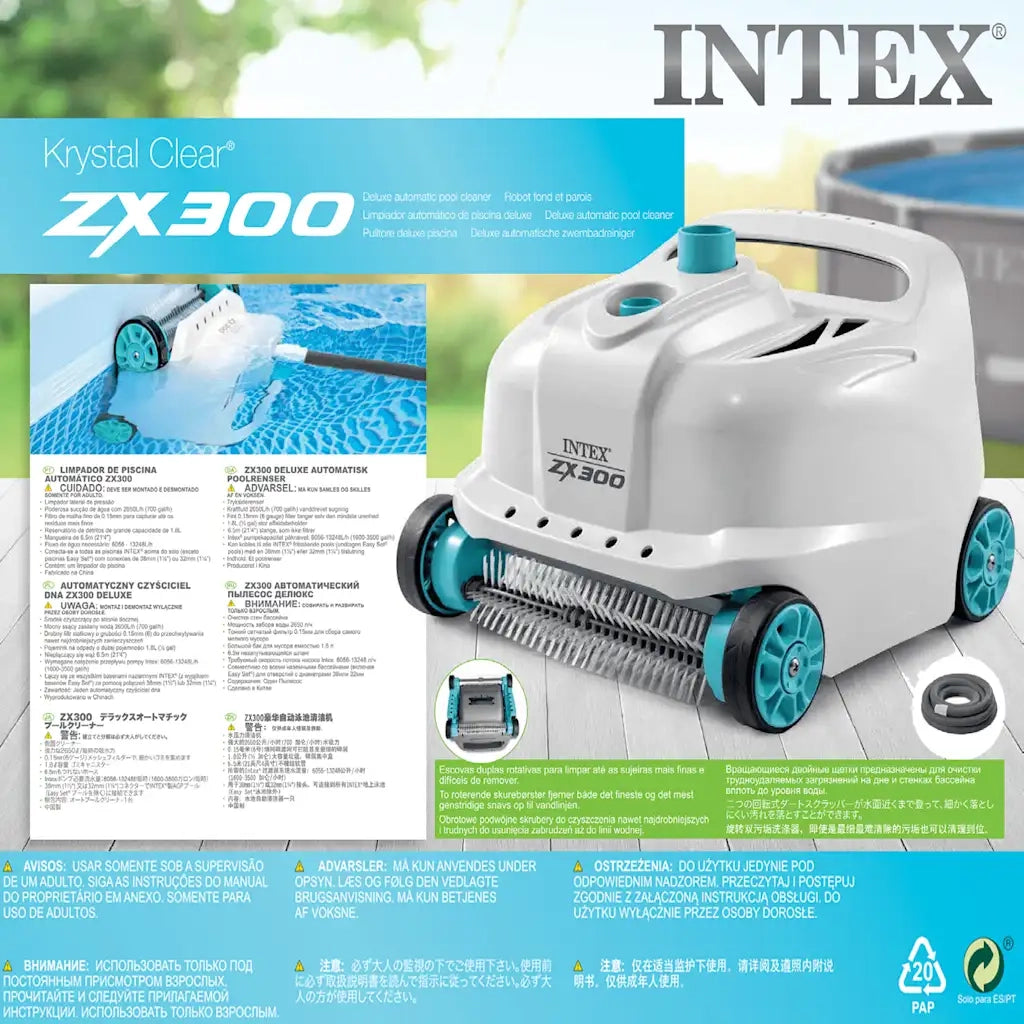 INTEX Aspiratore Automatico per Piscina ZX300 Deluxe 92558
