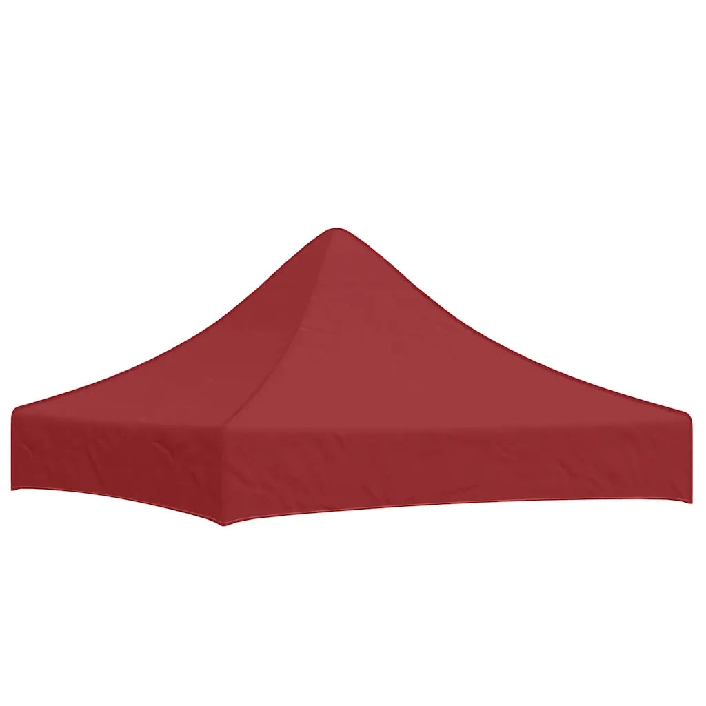 Tetto per Tendone per Feste 2x2 m Rosso Borgogna 270 g/m² 315344