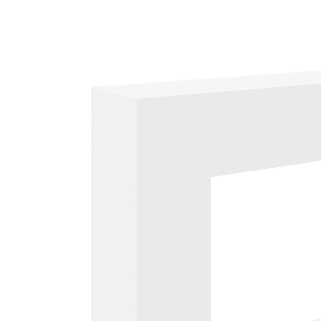 Cornice per Camino Bianca 81x18x82 cm in Truciolato CFW6780031