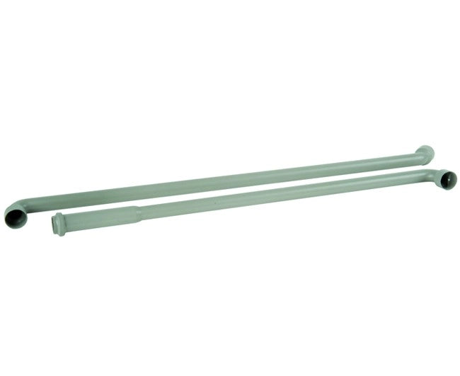COPPIA TUBO GRIGIO INNESTO PER CASSETTA WC ø32 CON O-RING   Idroweb