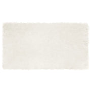 Tappeto in finta TAFALLA | Tappeto del soggiorno Bianco 60 x 110 cm Poliestere