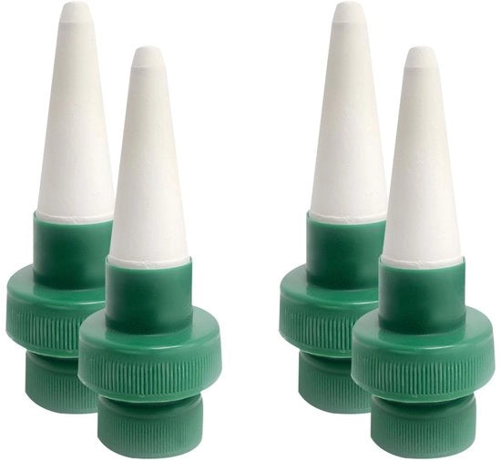 Irrigazione a Gocce Automatica - 4 Pezzi - Materiale Ceramico - Lunga Durata - Facile da Installare - Adatto per Ossigenatori d'Acqua - Irrigazione delle Piante