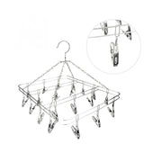 Trade Shop - Stendibiancheria 18 Mollette Rettangolare 39x29cm In Acciaio Stendino Biancheria -