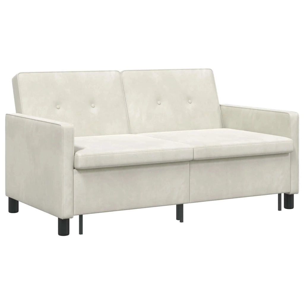 Divano letto Crema Tessuto 42033360