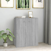 Credenza Grigio Sonoma 60x30x75 cm in Legno Multistrato 815379