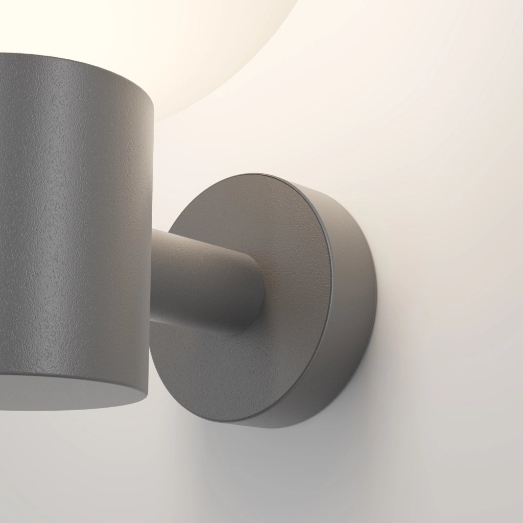 Maytoni Lampada da Parete Moderna Bold 1 luce E27 IP54 grigio alluminio