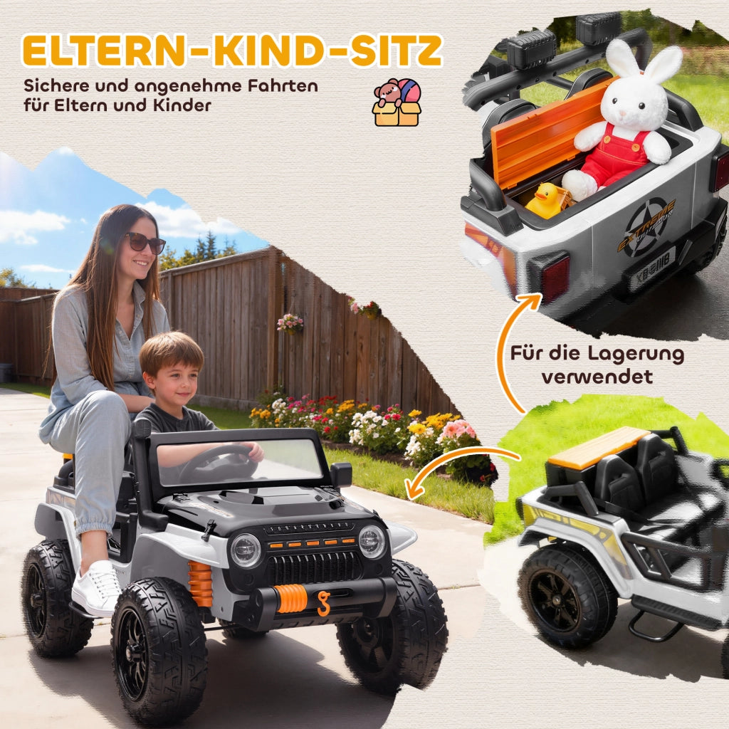 Auto Elettrica per Bambini ¨C Minimal ¨C Bianco