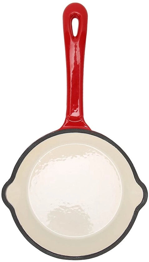 Padella in Ottone con Superficie Antiscivolo - 18 cm di Diametro - Adatta per Induzione/Gas/Forno - Resistente e Solido