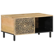 Tavolino da salotto | Tavolino da caff¨¨ | Tavolino da Soggiorno 80x50x40 cm Legno Massello di Mango