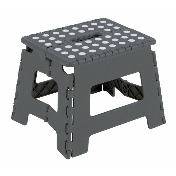 SGABELLO PIEGH.PLASTICA 29x22x39 GRIGIO - ARREGUI