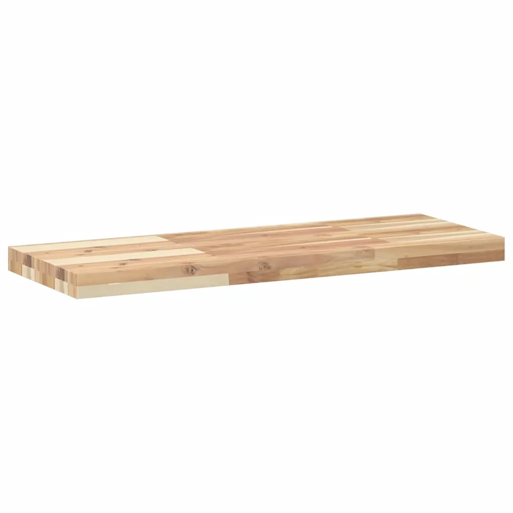 vidaXL Ripiano a Parete 100x30x4 cm Legno Massello Acacia Non Trattato