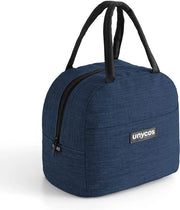 7L Tas a Isolamento Termico, con Rivestimento in Pellicola, Tas per Picnic, Tas per Lavoro, Tas per Viaggio, Tas per Ufficio (Blu)