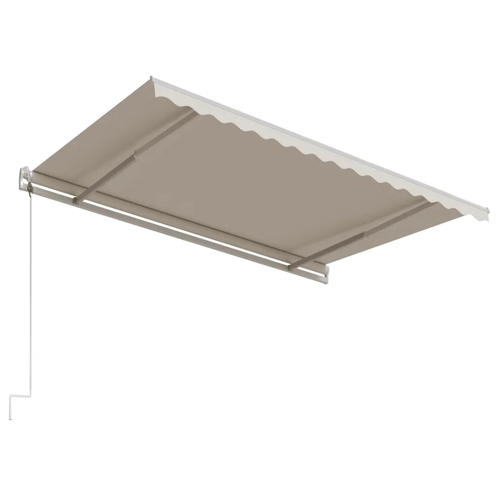 Tenda da Sole Retrattile Automatica 450x300 cm Crema 3068927