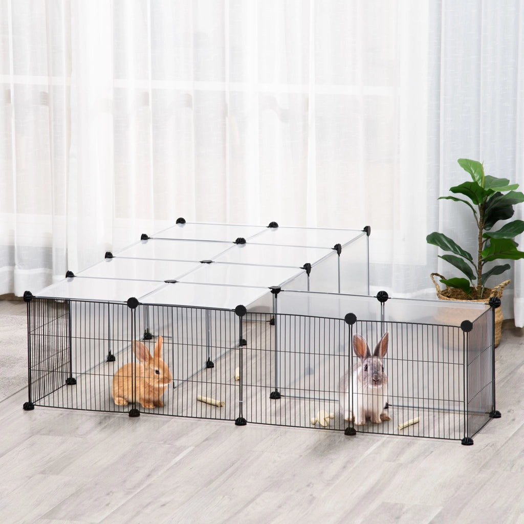 Recinto per Animali Domestici ¨C zephmum ¨C Grigio 140x70x70 cm