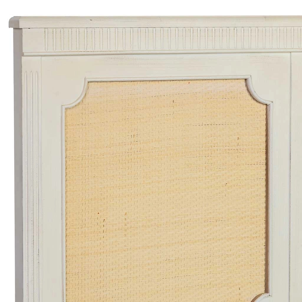 Testiera in legno con doghe, 150x5x130h cm