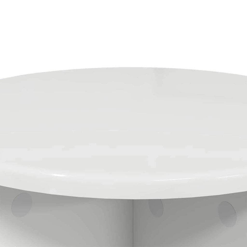 Supporto per piante 2 pcs Bianco Lucido 40 x 40 x 40 cm 899730