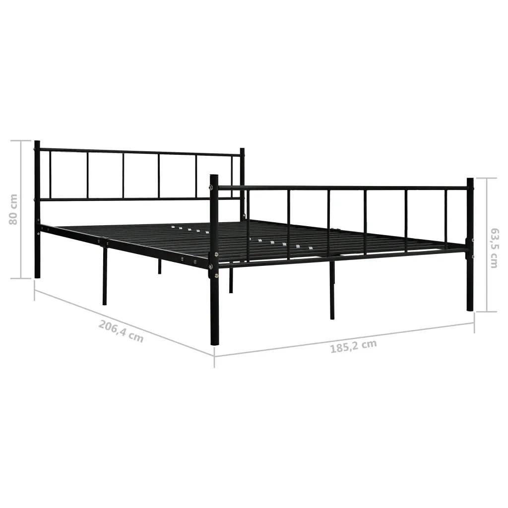 Giroletto Nero in Metallo 180x200 cm cod mxl 59210