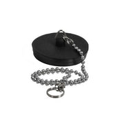 TAPPO GOMMA CON CATENA ED ANELLO- Diam. 52 mm- GHIDI- pezzi 1