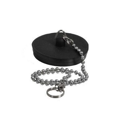 TAPPO GOMMA CON CATENA ED ANELLO- Diam. 52 mm- GHIDI- pezzi 1