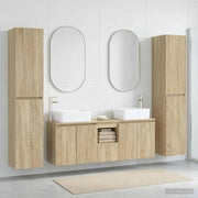 Set di mobili per il bagno 5 pz Rovere Sonoma 3406035