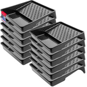 Vassoio per pittura grande KADAX 320x350 mm per set di rulli da pittura, nero, 12 pezzi