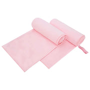 Asciugamani Sportivi 2 pcs Rosa 200 x 100 cm 42011491