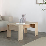 Riposto, Tavolino da Salotto Forma Rettangolare, 90x50x43h cm Marrone Rovere