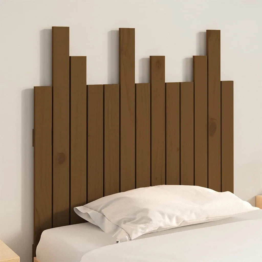 Testiera | Testata da Parete Ambra 82,5x3x80cm in Legno Massello di Pino