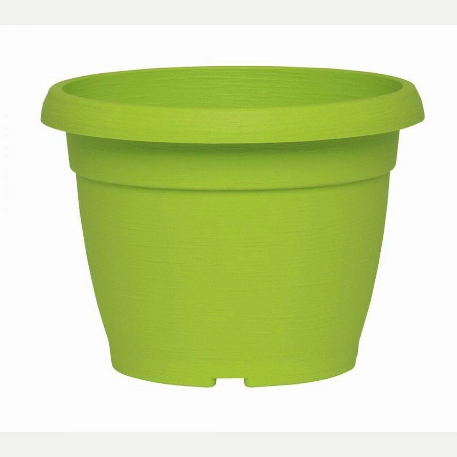 VASO PER PIANTE SIMILCOTTO SPAZZOLATO D 22 VERDE LIME