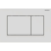 PLACCA DI COMANDO SIGMA 30 DOPPIO TASTO BIANCO INFERIORE OPACO GEBERIT