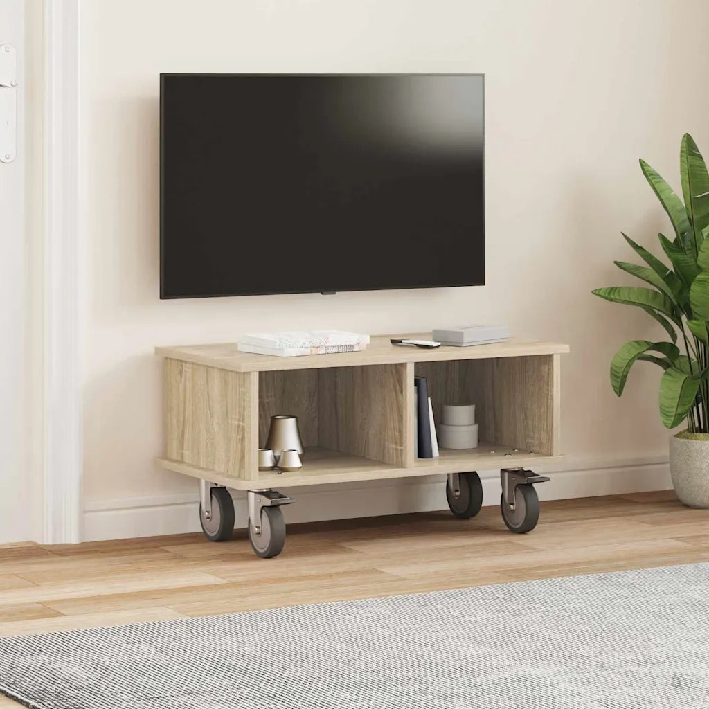 Supporto TV Rovere Sonoma 68,5 x 35 x 35 cm Legno multistrato 891042