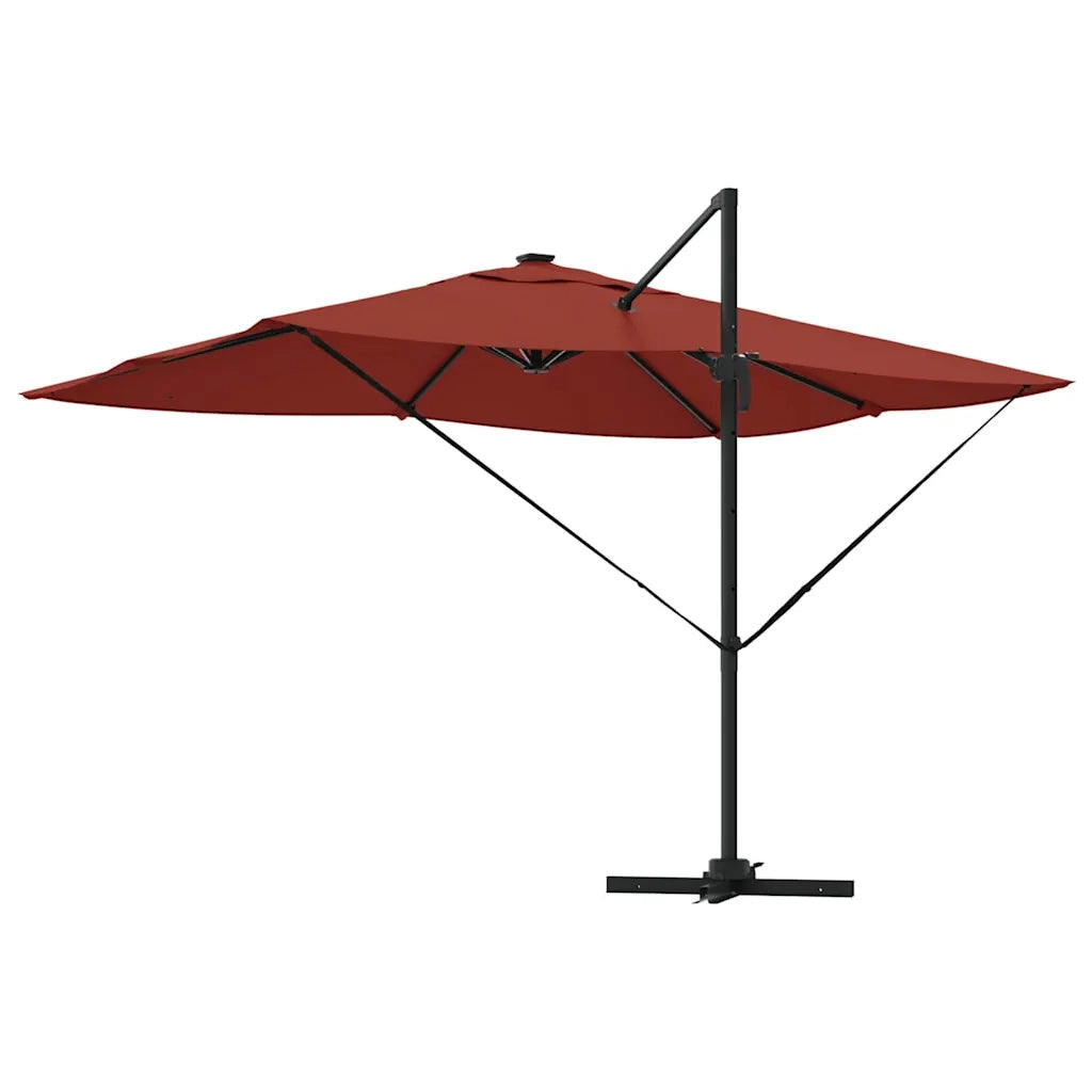 Ombrellone Terracotta 352 x 251 x 265 cm Poliestere e Alluminio 42003334