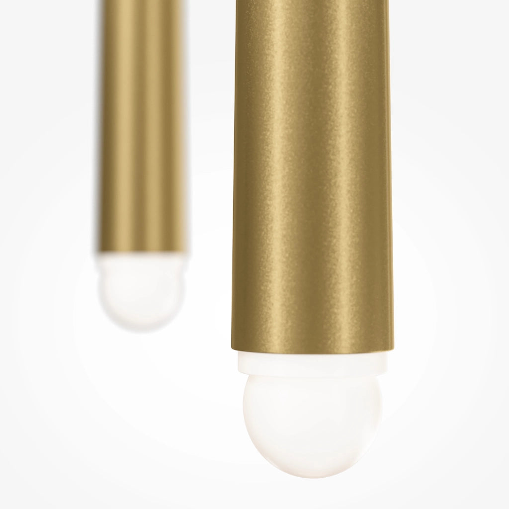 Maytoni Lampadario moderno Cascade 3 luci LED integrato ottone alluminio