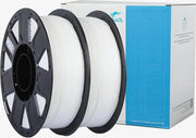 Filamento per stampa 3D 175 mm, 2 kg, bobina di cartone - precisione dimensionale +/- 0,003 mm - compatibile con stampanti FDM - bianco