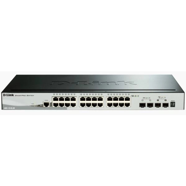 D-link dgs-1510 gestito l3 gigabit ethernet (10/100/1000) nero - DGS-1510-28X