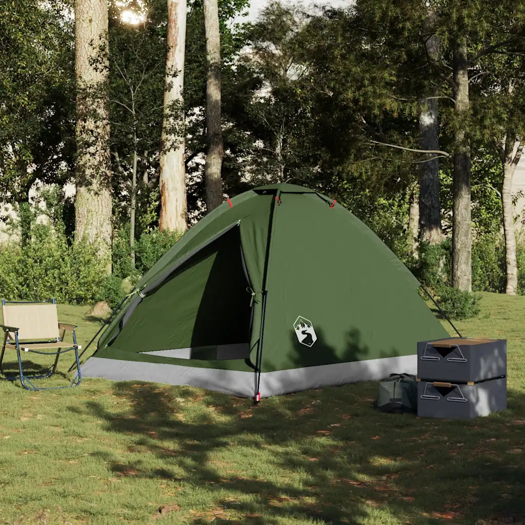 Tenda da Campeggio a Cupola 4 Persone Verde Oliva Impermeabile 4009636