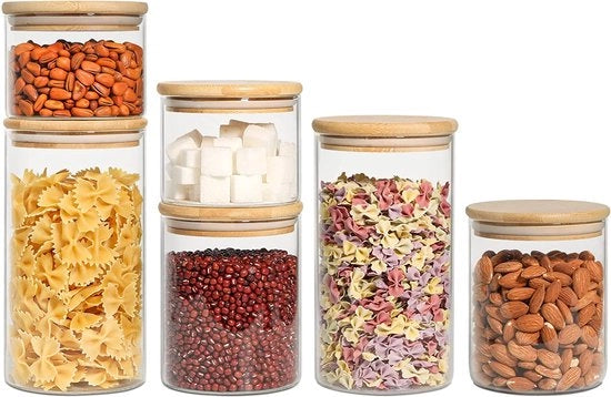Set di Contenitori di Stoccaggio, Contenitore di Prevenzione della Condensa, Cassetto di Archiviazione, Cassetto di Stoccaggio, Contenitore di 500 ml, Contenitore di 800 ml