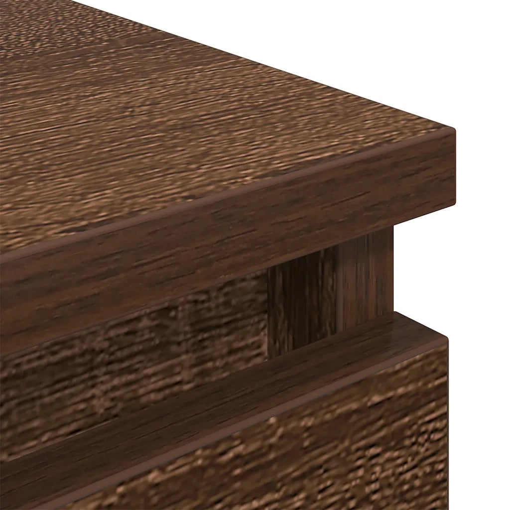 Mobile TV Rovere Marrone 80x35x54 cm in Legno Multistrato 861793
