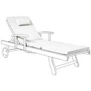 Cuscino per sdraio da giardino in tessuto poliestere bianco sporco cuscino per seduta e schienale design moderno cuscino da esterno